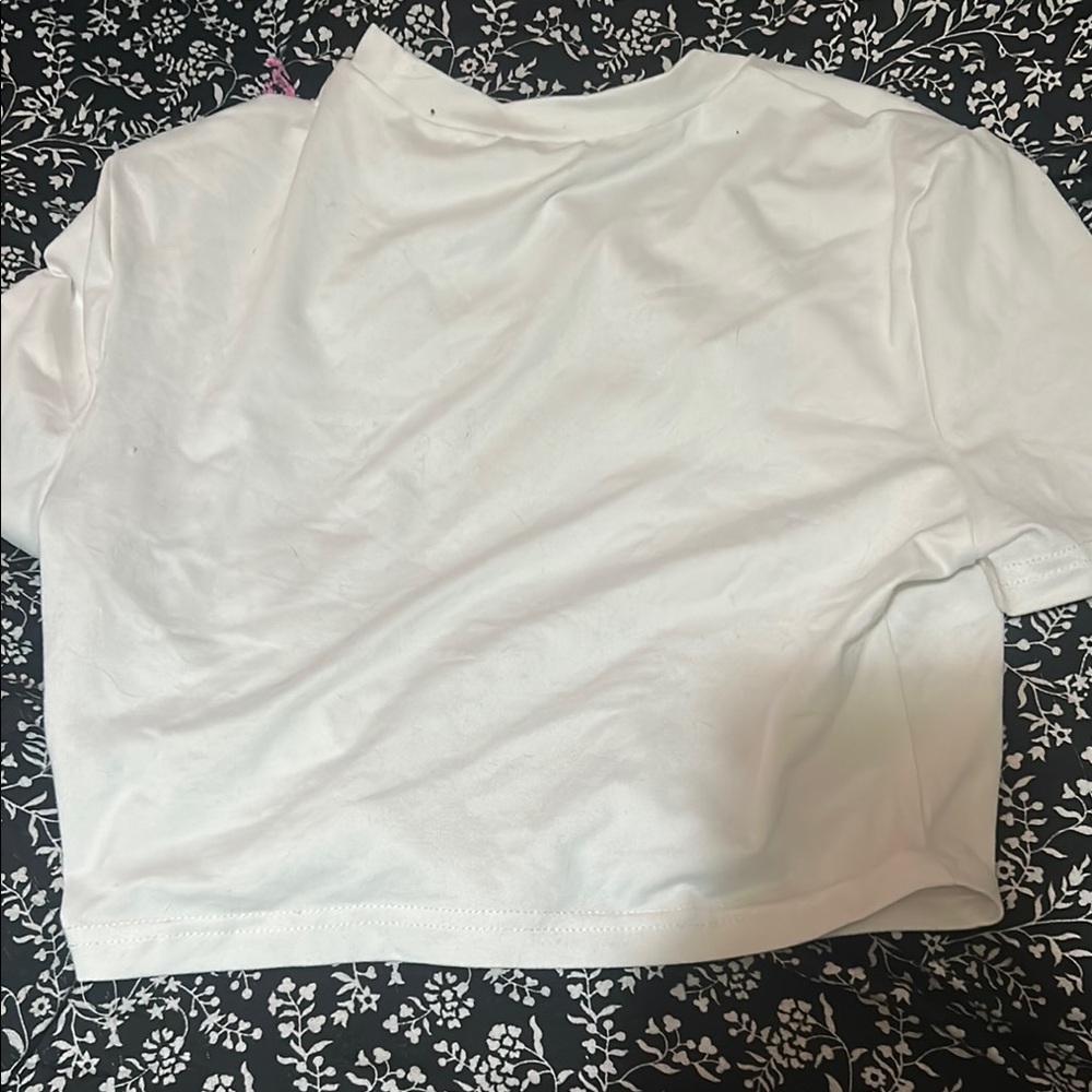 White Women's Crop Top